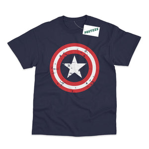 Captain America Shield Inspired Kids T-Shirt - Postees