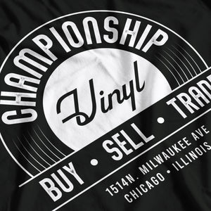 High Fidelity Inspired Championship Vinyl T-Shirt