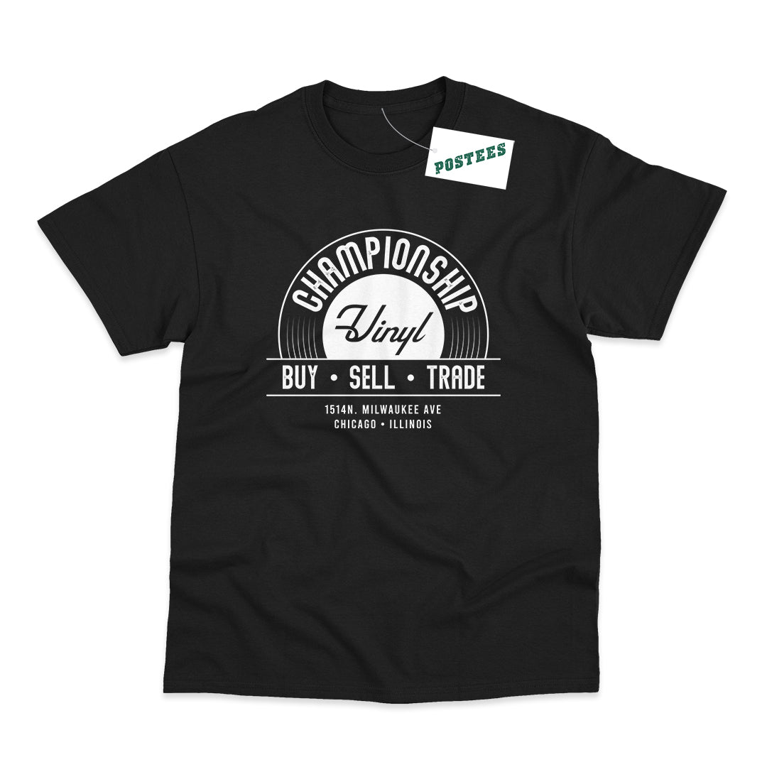 High Fidelity Inspired Championship Vinyl T-Shirt