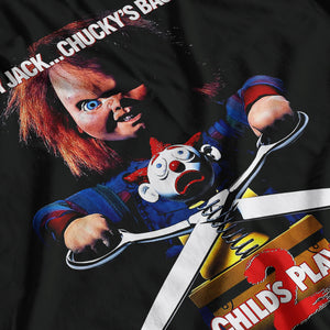 Child's Play 2 Movie Poster Inspired Ladies Fitted T-Shirt