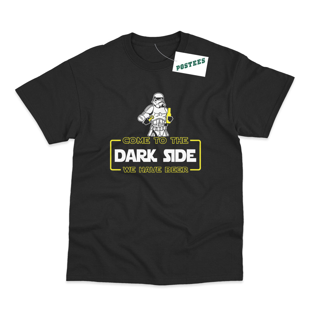 Star Wars Inspired Come To The Dark Side We Have Beer T-Shirt