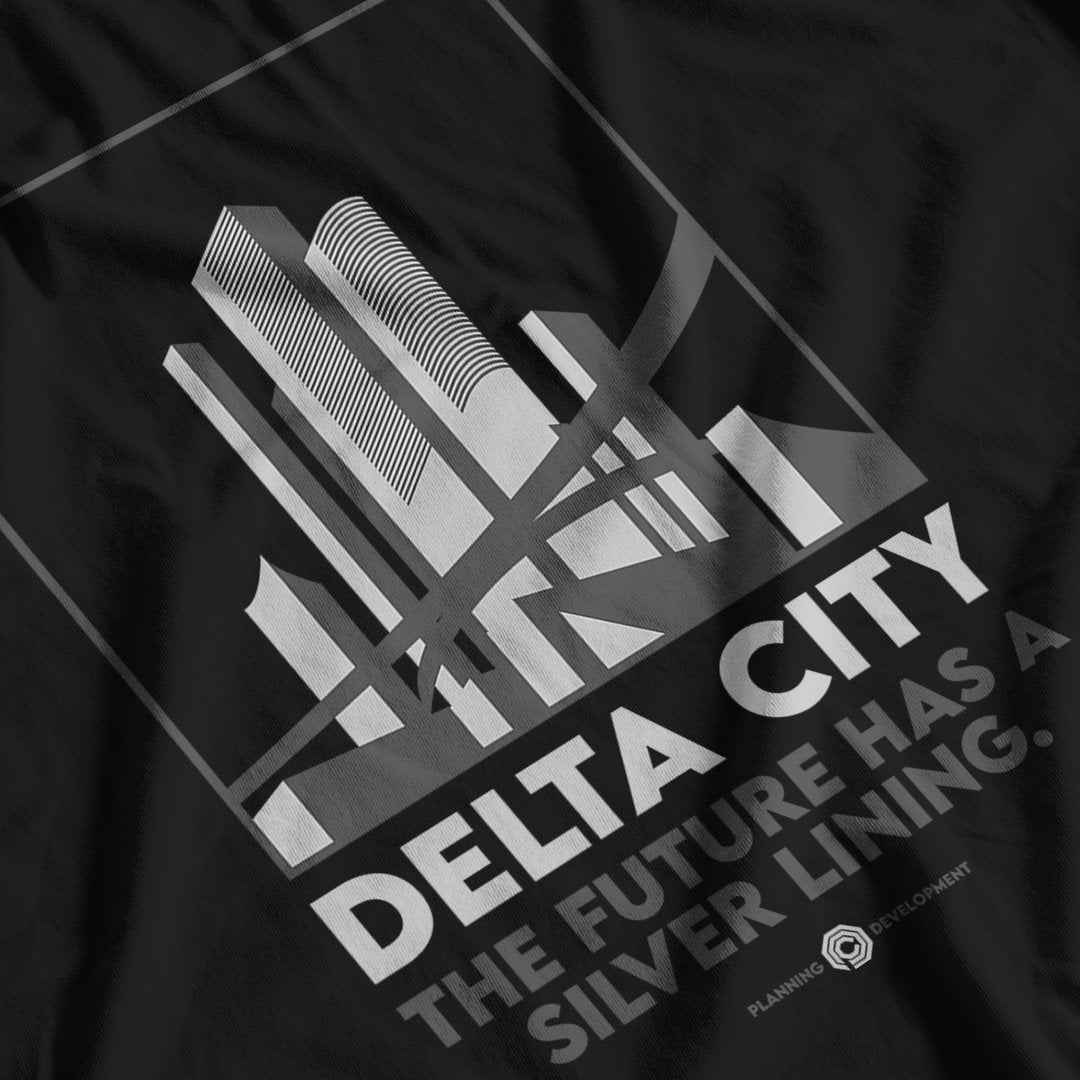 Robocop Inspired Delta City T-Shirt - Postees
