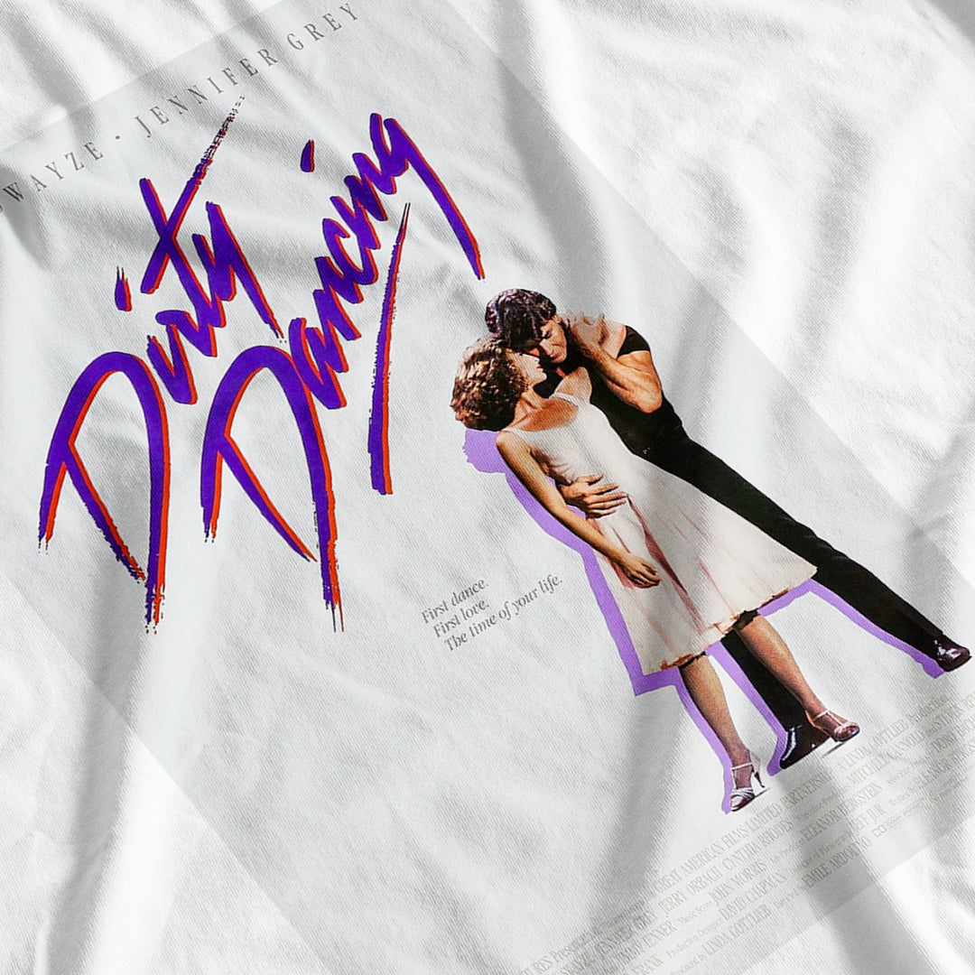 Dirty Dancing Movie Poster Ladies Fitted T-Shirt
