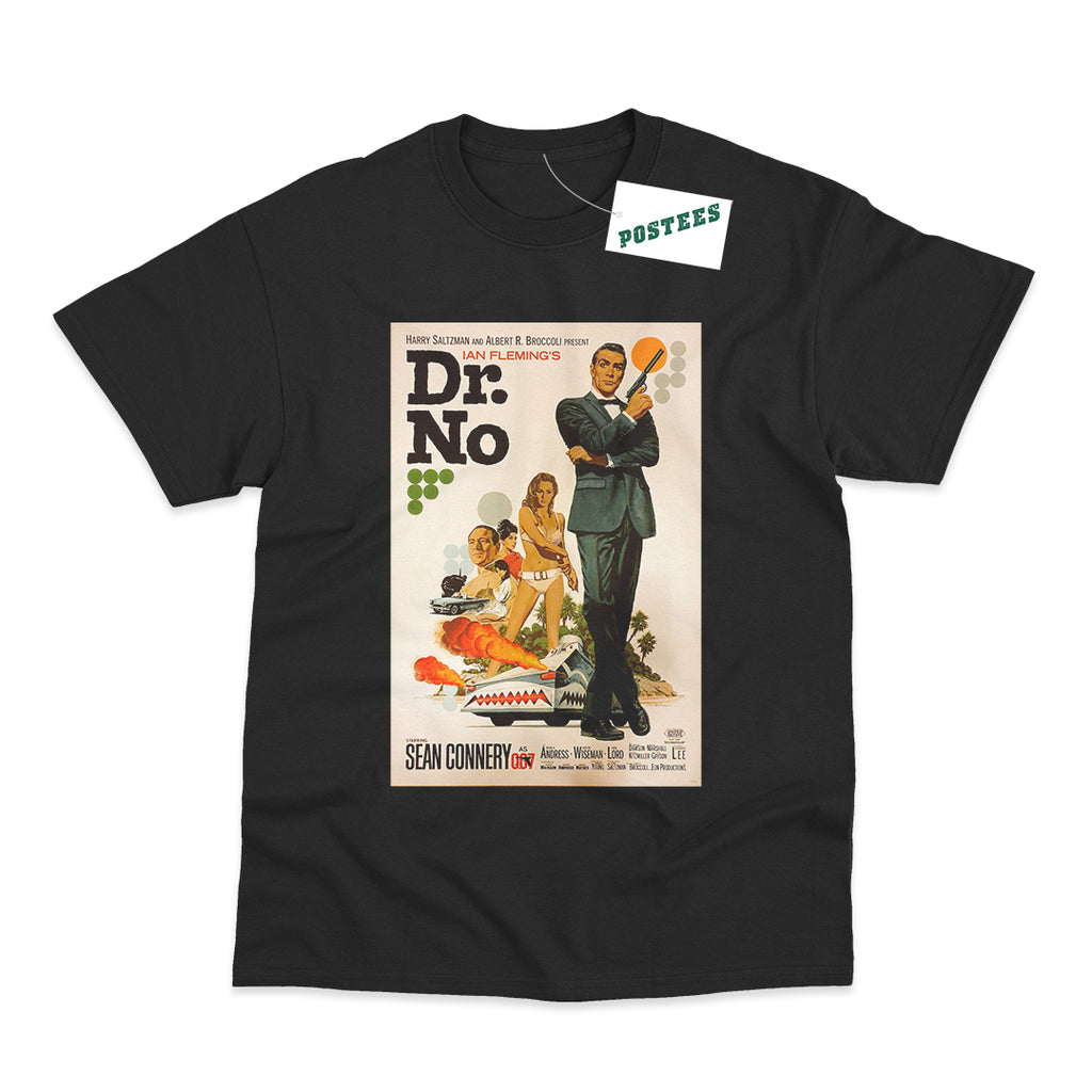 James Bond Dr. No Movie Poster T-Shirt