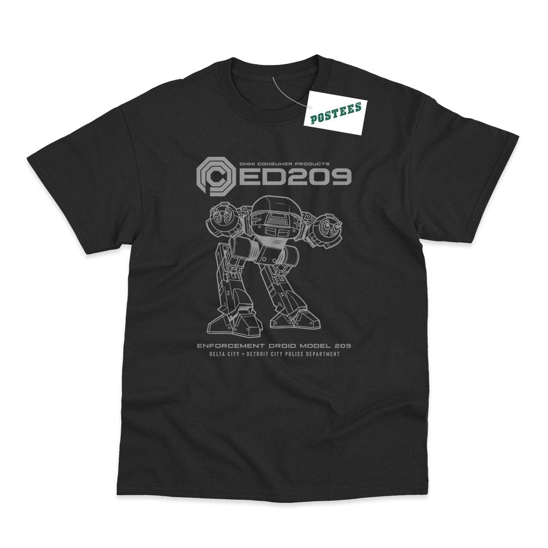 Robocop Inspired ED209 Urban Pacification Machine T-Shirt - Postees