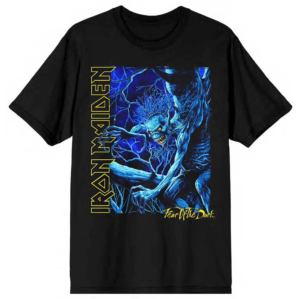 Iron Maiden 'From Fear To Eternity' Distressed Logo T-Shirt - Official Licensed Men's Black Tee, Size M