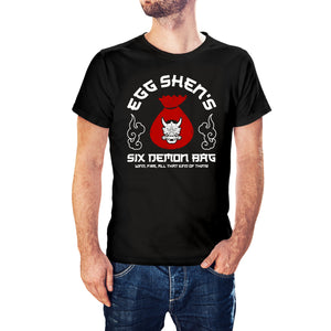 Big Trouble In Little China Inspired Egg Shen's 6 Demon Bag T-Shirt - Postees
