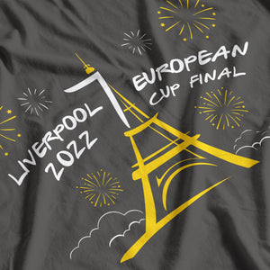 Liverpool European Cup Final 2022 Paris For Number 7 Adults and Kids T-Shirt