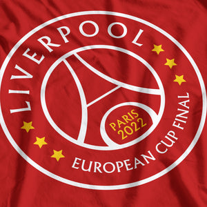 Liverpool European Cup Final Paris 2022 Adults and Kids PSG Inspired T-Shirt