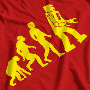 The Big Bang Theory Inspired Evolution of Robots T-Shirt