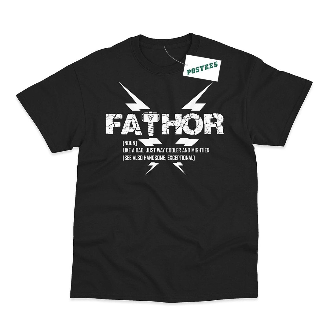 Thor Inspired Fathor Father's Day Printed T-Shirt - Postees