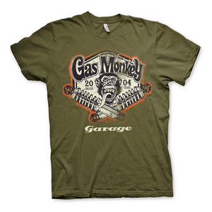 Official Gas Monkey Garage Spring Coils Olive T-Shirt - Postees