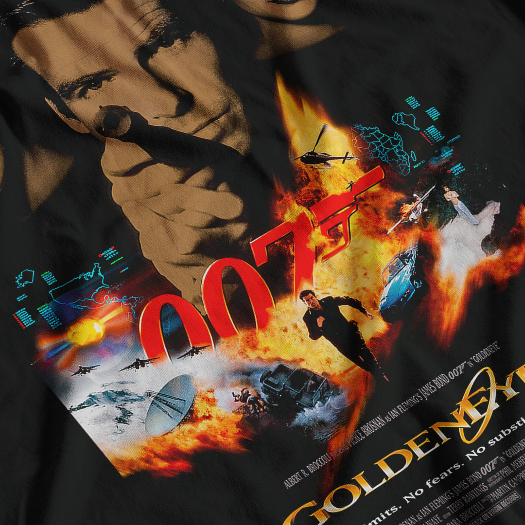 James Bond Goldeneye Movie Poster T-Shirt