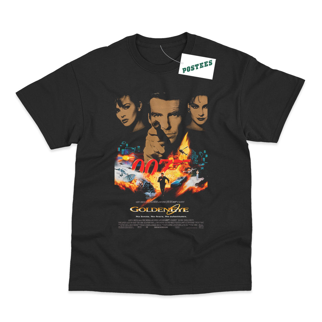 James Bond Goldeneye Movie Poster T-Shirt