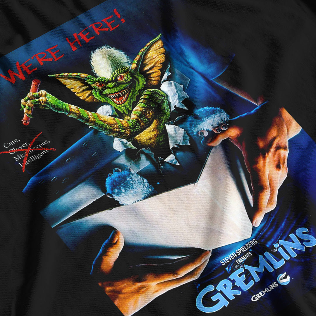 Gremlins Movie Poster Ladies Fitted T-Shirt