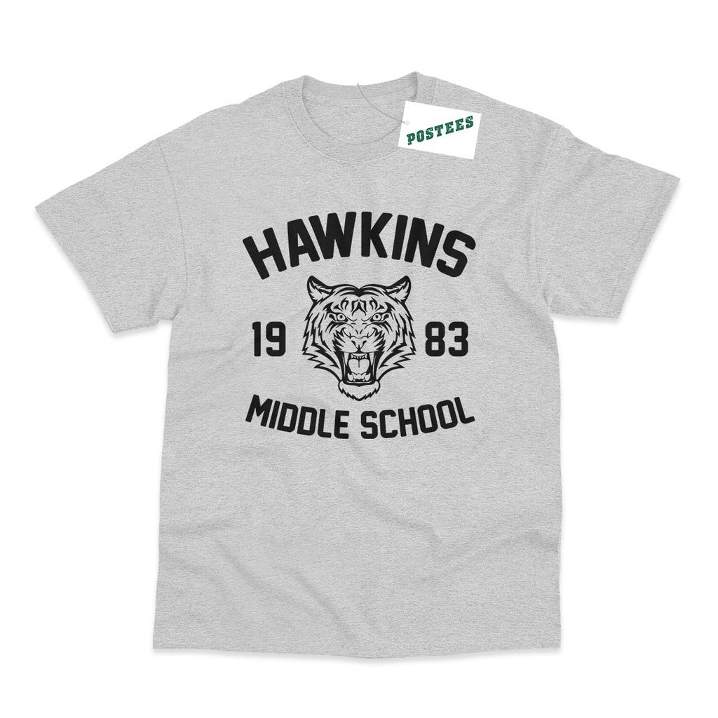 Stranger Things Inspired Hawkins Middle School Kid's T-Shirt - Postees