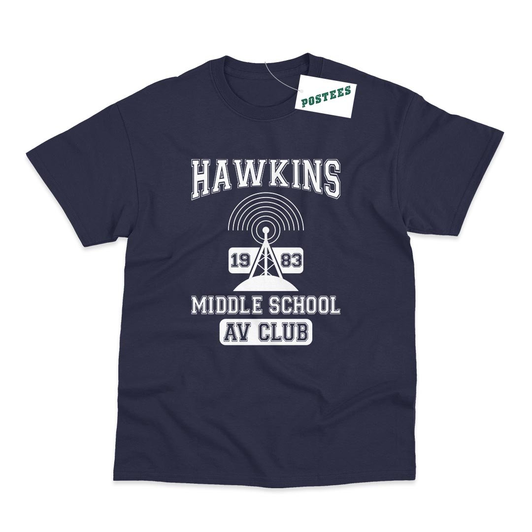 Stranger Things Inspired Hawkins AV Club Kids T-Shirt - Postees