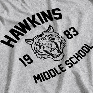 Stranger Things Inspired Hawkins Middle School T-Shirt