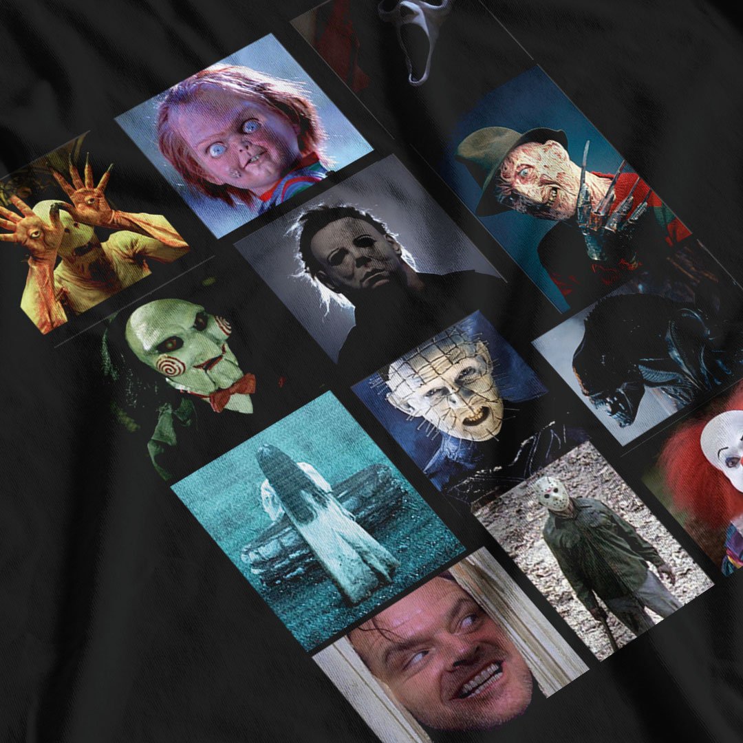 Scary Bunch Horror Villain Inspired T-Shirt - Postees