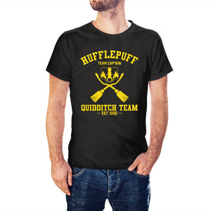 Harry Potter Inspired Hufflepuff Quidditch Team Captain T-Shirt - Postees