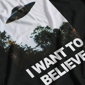 The X-Files Inspired UFO I Want To Believe T-Shirt