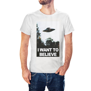 The X-Files Inspired UFO I Want To Believe T-Shirt