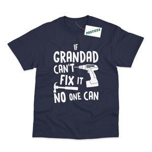 If Grandad Can't Fix It Funny Birthday T-Shirt