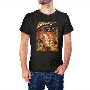 Indiana Jones Raiders Of Lost Ark Movie Poster Inspired T-Shirt