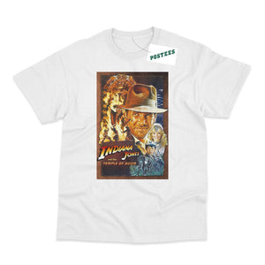 Indiana Jones Temple Of Doom Movie Poster Inspired T-Shirt - Postees