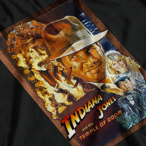 Indiana Jones Temple Of Doom Movie Poster Inspired T-Shirt