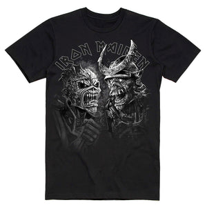 Iron Maiden Senjutsu Grayscale Heads Official T-Shirt