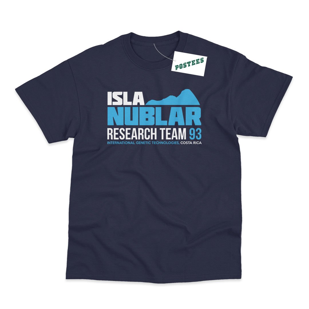 Jurassic Park Inspired Isla Nublar Research Team T-Shirt - Postees