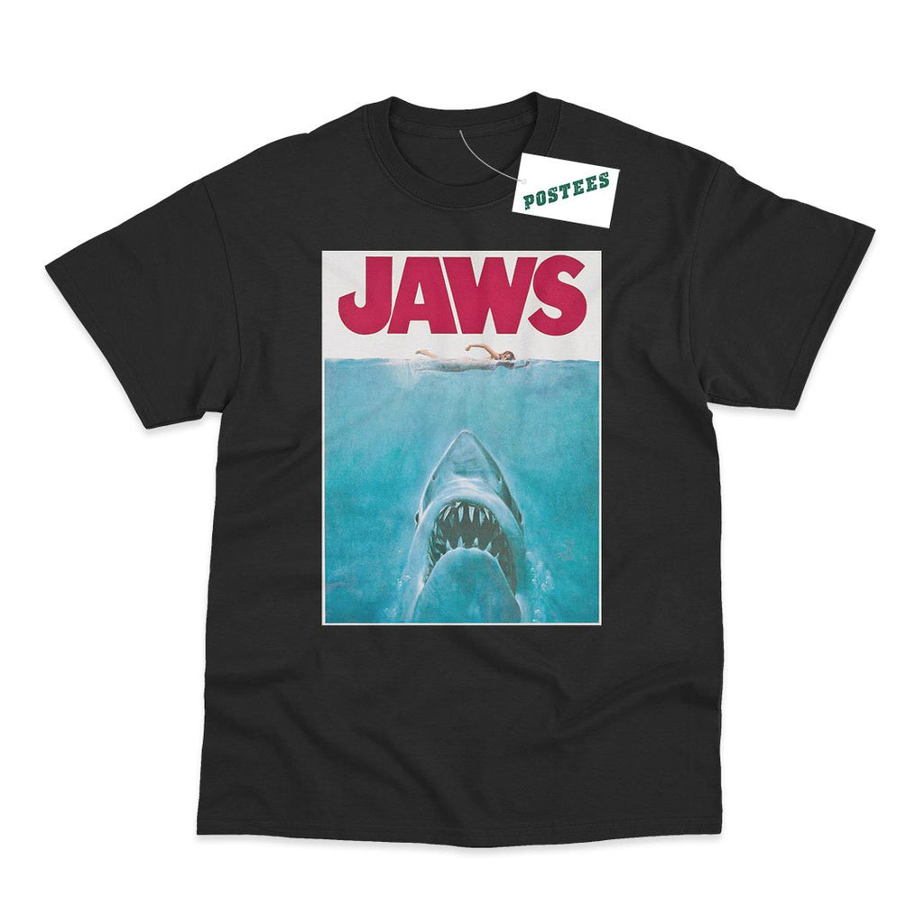 Jaws Movie Poster Inspired T-Shirt - Postees