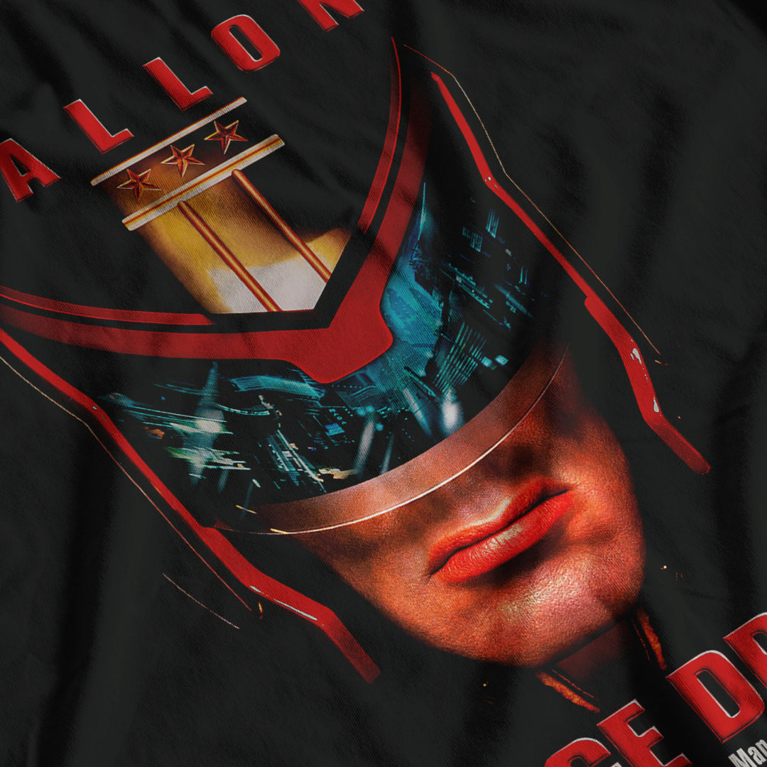 Judge Dredd Movie Poster Inspired T-Shirt
