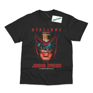 Judge Dredd Movie Poster Inspired T-Shirt