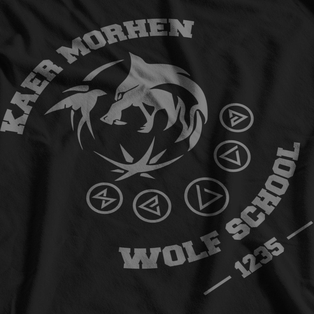 The Witcher Inspired Kaer Morhen Wolf School T-Shirt - Postees