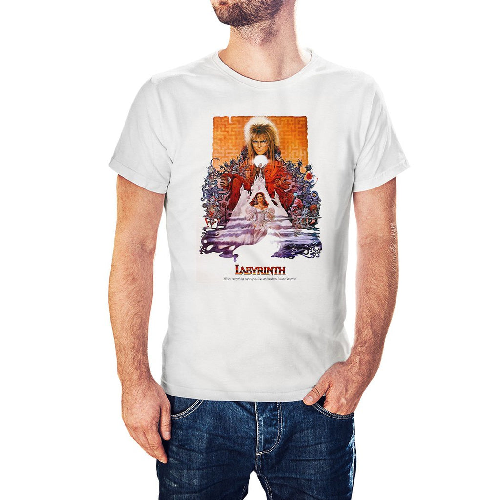 Labyrinth Movie Poster Inspired T Shirt postees Postees
