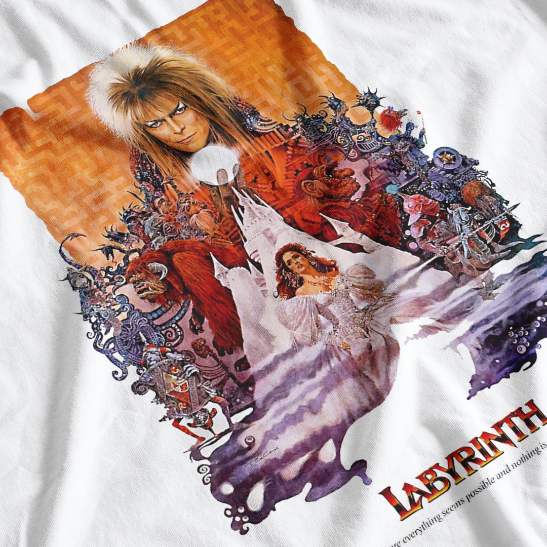 Labyrinth Movie Poster Inspired T Shirt | postees – Postees