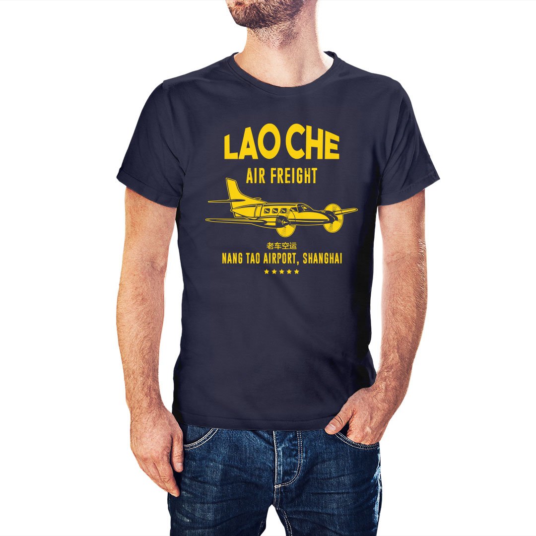 Indiana Jones Inspired Lao Che Air Freight T-Shirt - Postees