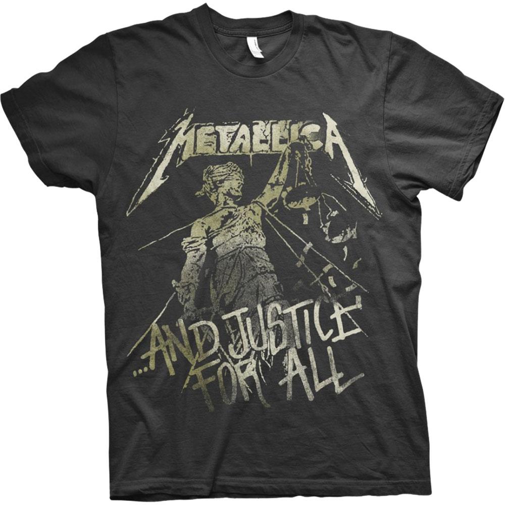 Official Metallica And Justice For All Vintage T-Shirt - Postees
