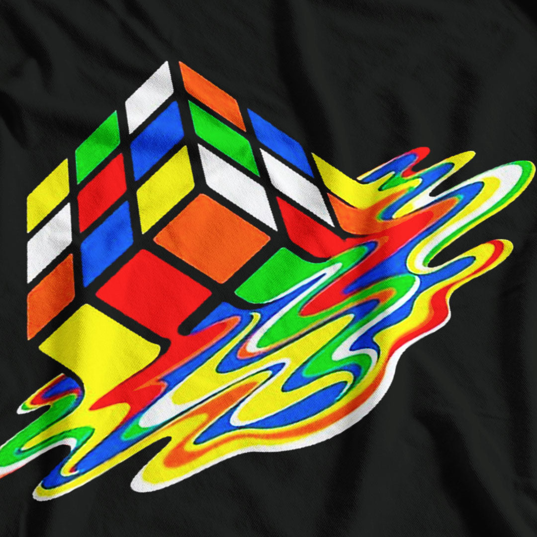 The Big Bang Theory Inspired Melted Puzzle Cube T-Shirt