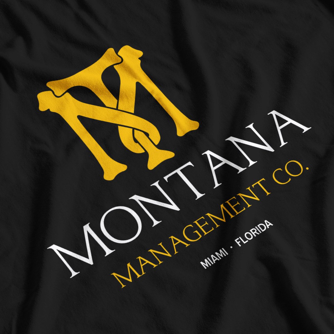 Scarface Inspired Tony Montana Management Co T-Shirt - Postees