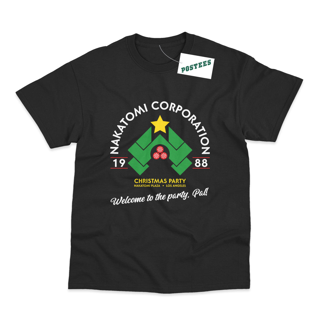 Die Hard Inspired Nakatomi Corporation Christmas Party T-Shirt