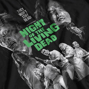 Night Of The Living Dead Movie Poster Inspired T-Shirt