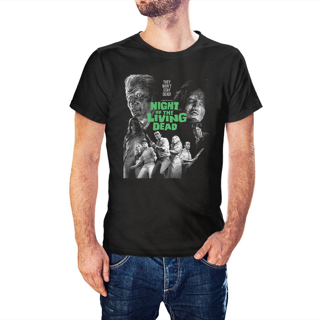 Night Of The Living Dead Movie Poster Inspired T-Shirt