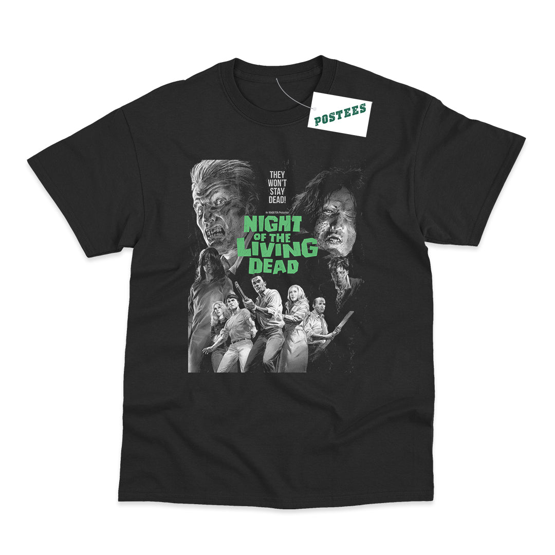 Night Of The Living Dead Movie Poster Inspired T-Shirt