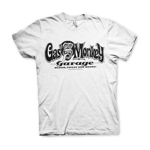 Gas Monkey Garage Logo White Official T-Shirt