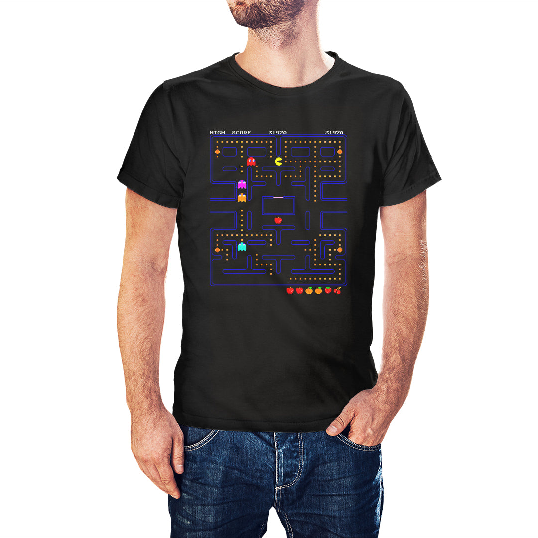 Pac-Man Mid-Level Inspired T-Shirt