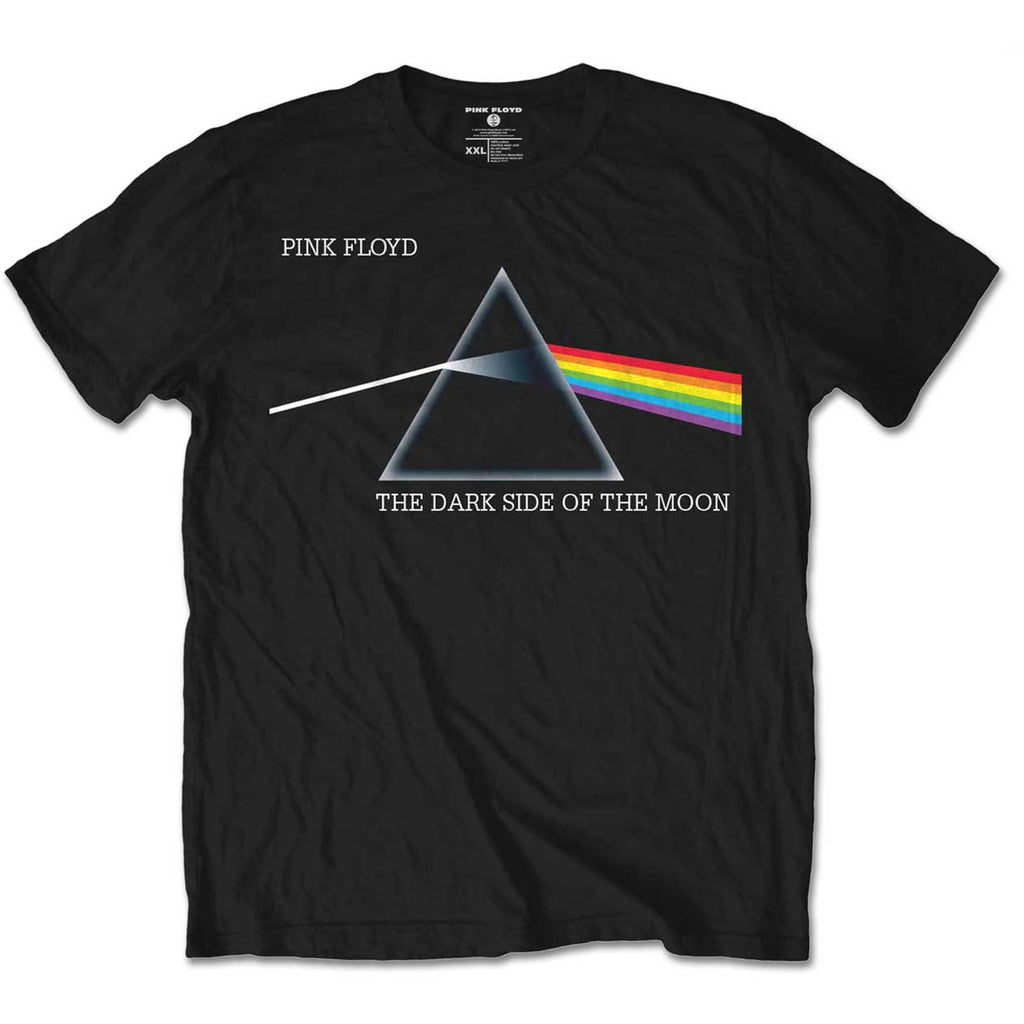 Pink Floyd Dark Side Of The Moon T-Shirt - Official Applique Logo, Men's Blue, Size M - View #5