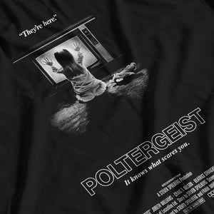 Poltergeist Movie Poster Ladies Fitted T-Shirt